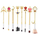 Magical Girl Wand Inspired 8 Piece Makeup Brush Set - Cosparty