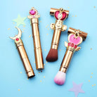 Magical Girl Wand Inspired Makeup Brushes - makeup