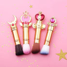 Magical Girl Wand Inspired Makeup Brushes - makeup