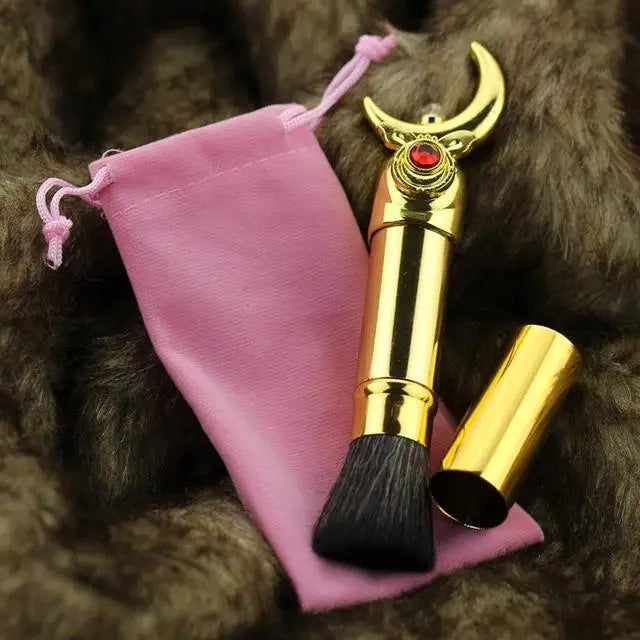 Sailor Moon Wand Make-up Brush Cosmetic Set Blush Contour Foundation Brushes Kawaii Mahou Shoujo Card Captor Sakura