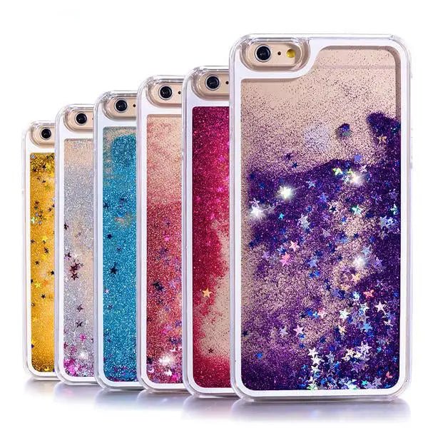 Magical Glitter Liquid Quicksand Phone Cases for Stylish Protection - Cosparty