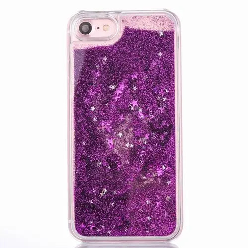 Magical Glitter Liquid Quicksand Phone Cases for Stylish Protection - Purple / For iphone 7 - Phone Case