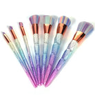 Magical Glittery Unicorn Makeup Brush Set - Cosparty
