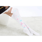 Magical Kingdom Inspired Thigh High Socks in Pastel Goth Style - Cosparty