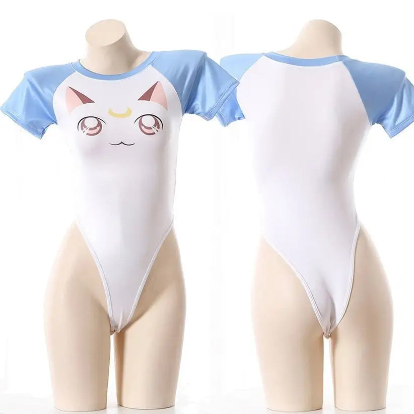 Magical Kitten Onesie - Blue - adult onesie, onesies, bodysuit, bodysuits, one piece