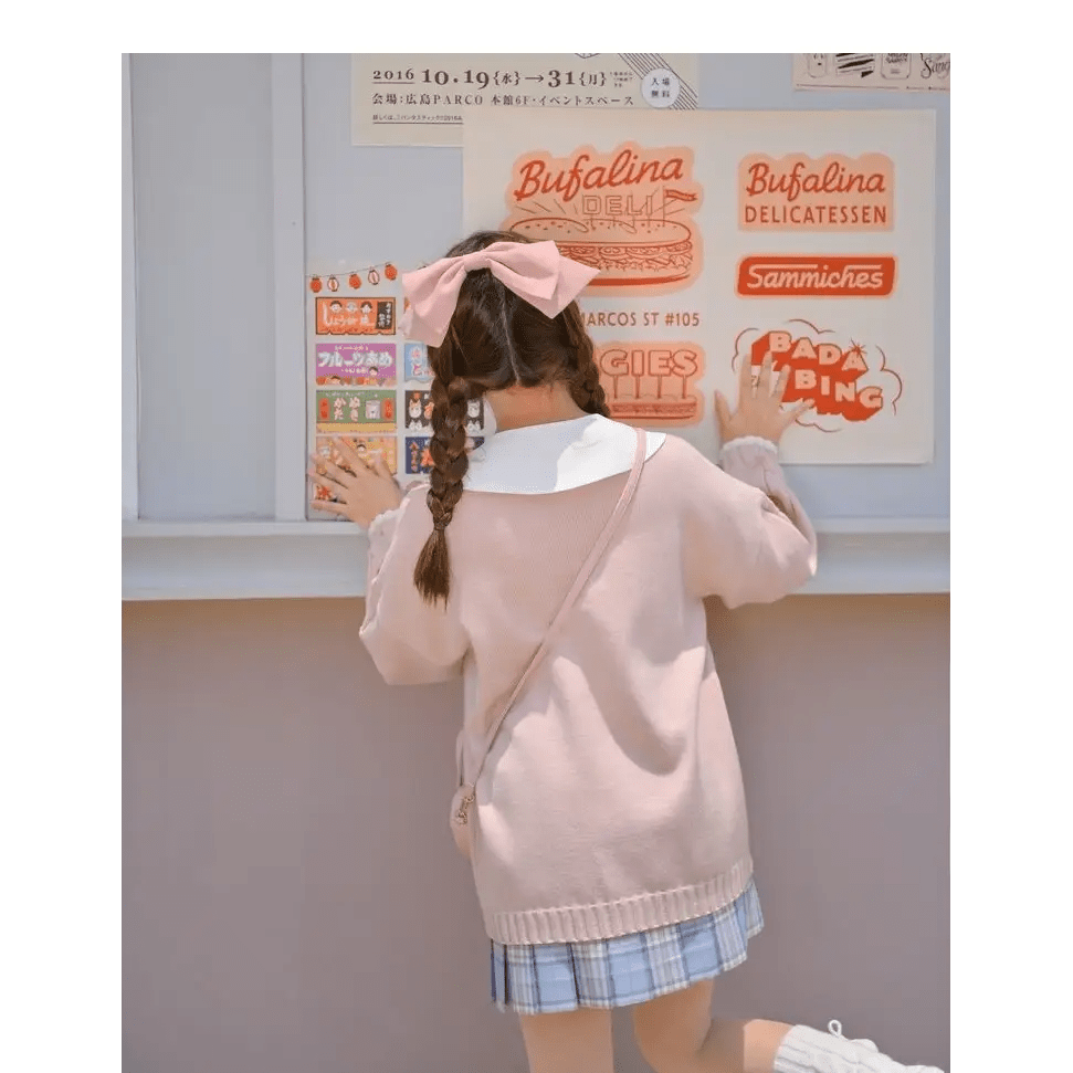 Magical Power Bunny Crewneck Sweater with Cosmic Design - Cosparty