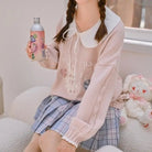 Magical Power Bunny Crewneck Sweater with Cosmic Design - Cosparty