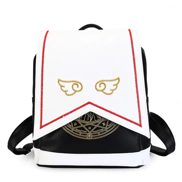 Magical School Girl Backpack with Vibrant Embroidery and Stunning Details - Cosparty