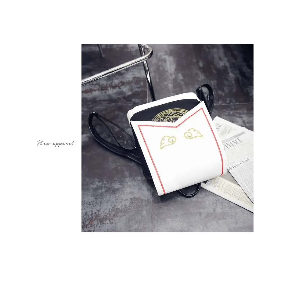 Magical School Girl Backpack with Vibrant Embroidery and Stunning Details - Cosparty