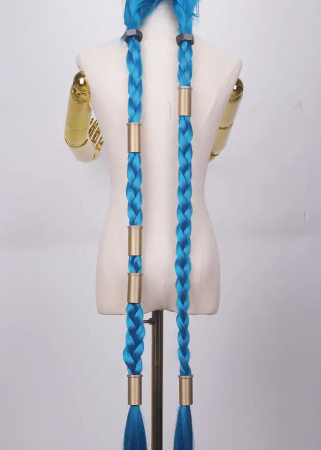 Main Saint Da Twin Cities Movie Battle Jinx Adult Cosplay Wig Female Jinx Props Full Set