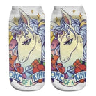 Majestic White Unicorn Socks with One Of A Kind Design - Socks