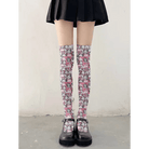 Manga Inspired Ahegao Face Thigh - High Stockings for Otaku - Cosparty