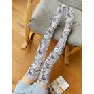 Manga Inspired Ahegao Face Thigh-High Stockings for Otaku - socks