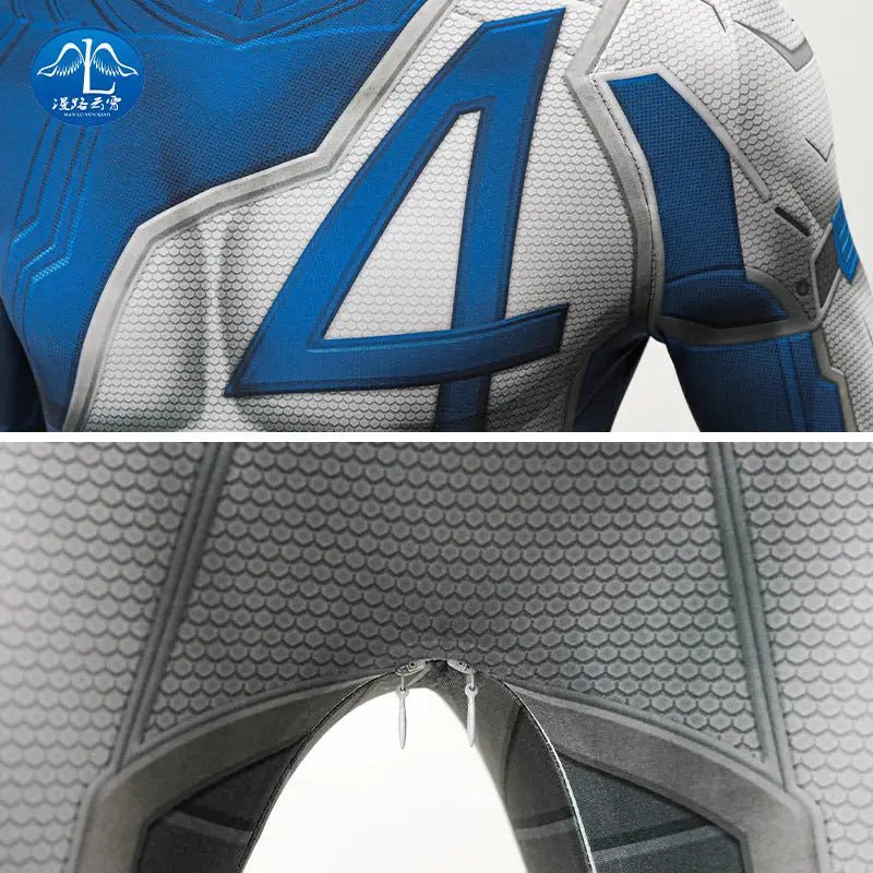 Marvel Rivals Mr Fantastic Printed Cosplay Costume Suit - Cosparty