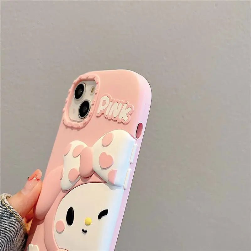 Matching Icons iPhone Case Featuring Hello Kitty or My Melody - Cosparty