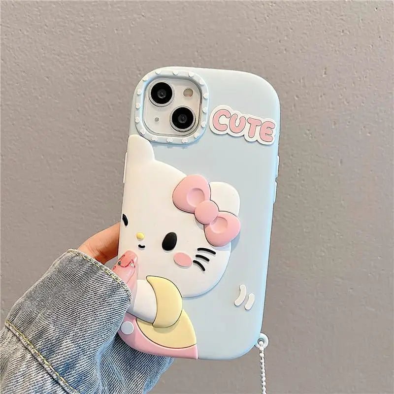Matching Icons iPhone Case Featuring Hello Kitty or My Melody - Cosparty