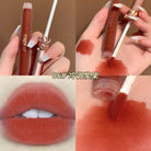 Matte Velvet Bear Liquid Lipstick in Adorable Rose Gold Packaging - Cosparty