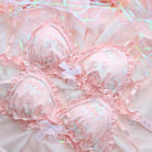 Melody Lingerie Set in Pastel Pink for Kawaii Cosplay Fun - lingerie