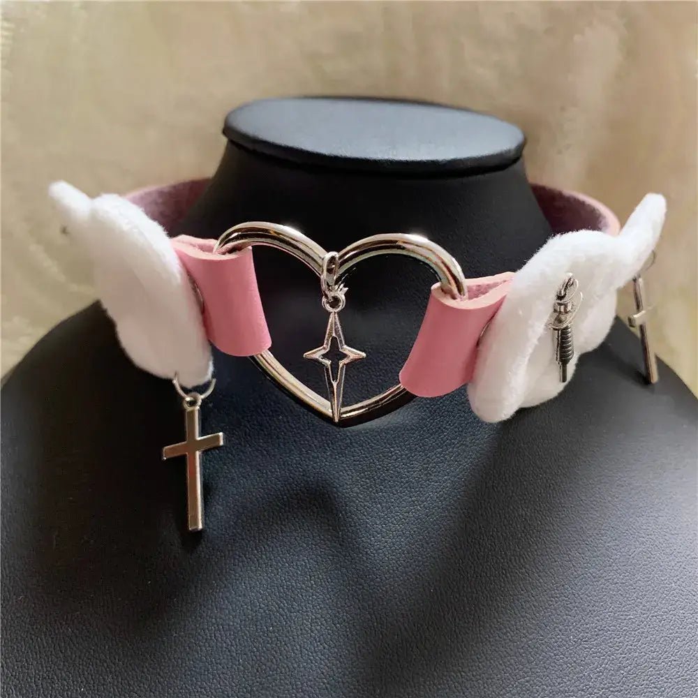 Menhera Lovecore Choker for Sweet and Edgy Style - Cosparty