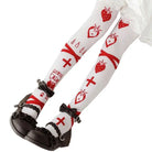 Menhera Strawberry Stockings for Kawaii and Littlespace Aesthetics - socks