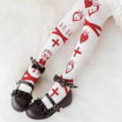 Menhera Strawberry Stockings for Kawaii and Littlespace Aesthetics - socks