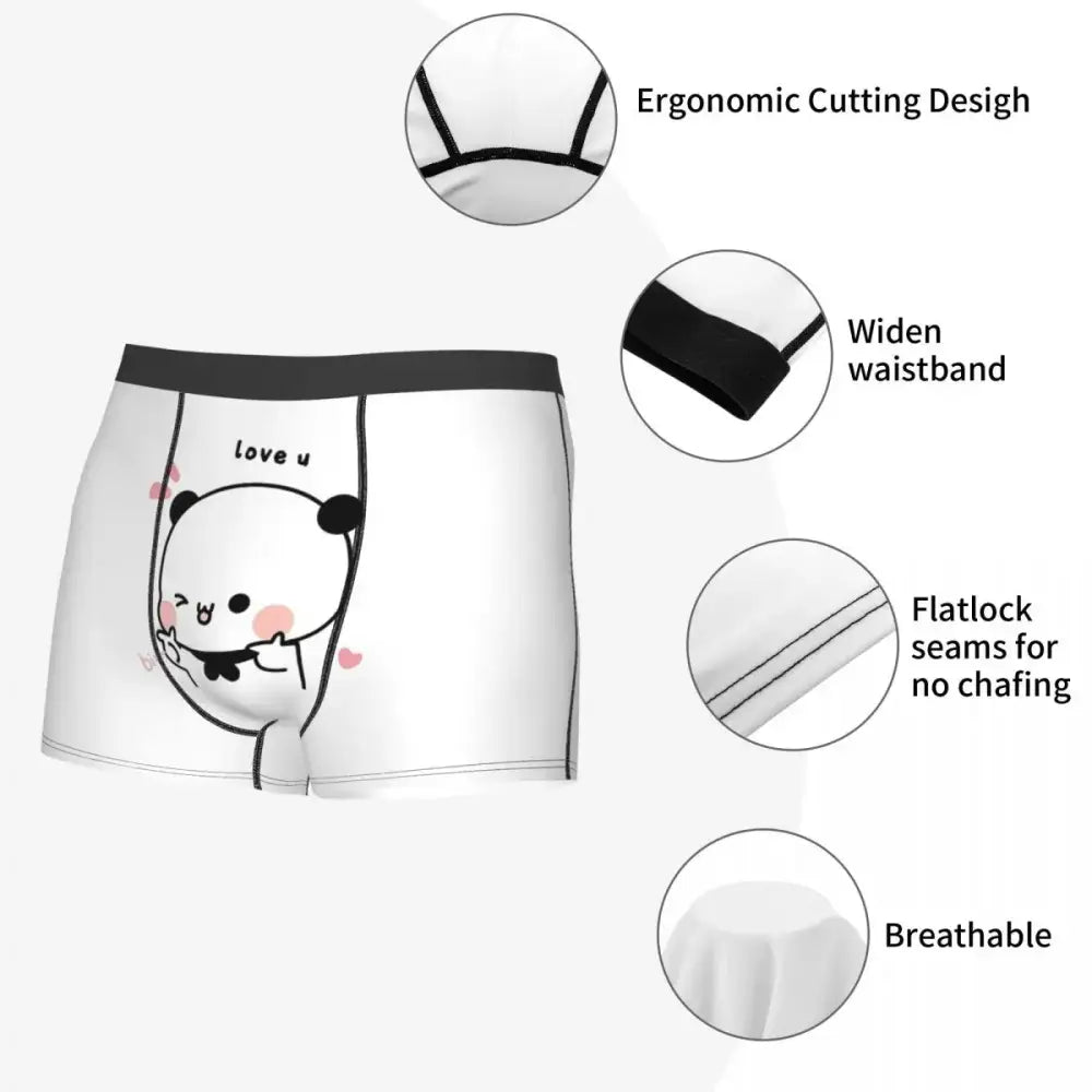 Men’s Dudu & Bubu Boxer with Fun Designs and All - Day Comfort - Cosparty