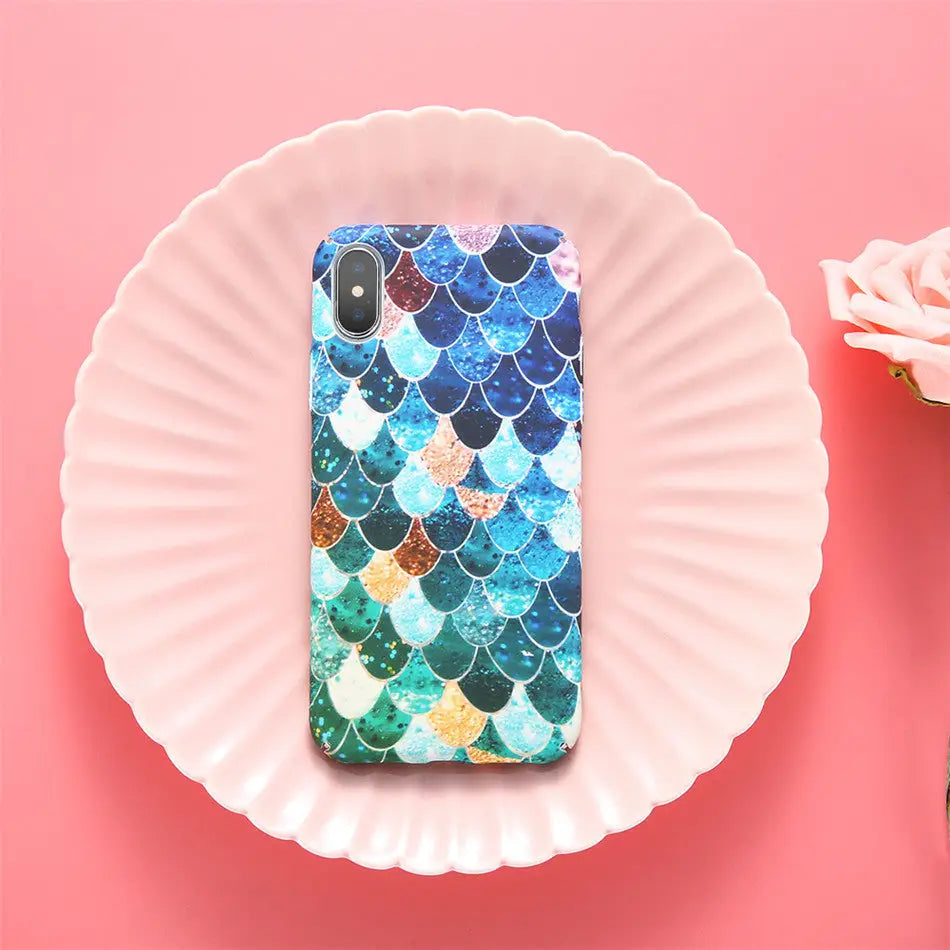 Mermaid Inspired Scale Phone Cases for Apple and Android Phones - Phone Case