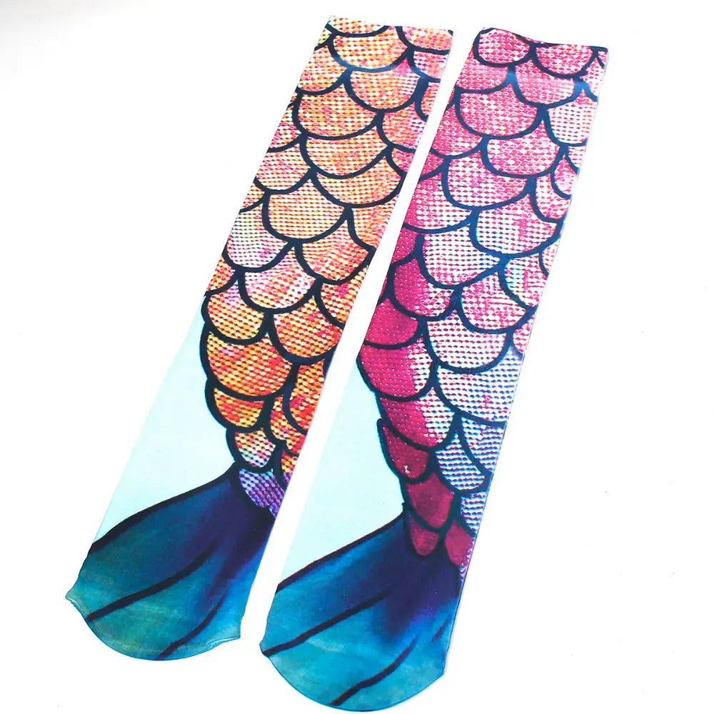 Mermaid Stockings for an Aquatic Underwater Look - Socks