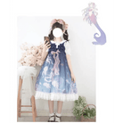 Midnight Blue Enchanted Ocean Lolita Dress for Little Princesses - Cosparty
