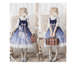 Midnight Blue Enchanted Ocean Lolita Dress for Little Princesses - Cosparty