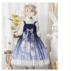 Midnight Blue Enchanted Ocean Lolita Dress for Little Princesses - Cosparty