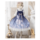Midnight Blue Enchanted Ocean Lolita Dress for Little Princesses - Cosparty