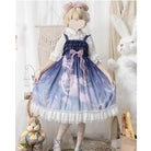 Midnight Blue Enchanted Ocean Lolita Dress for Little Princesses - Cosparty
