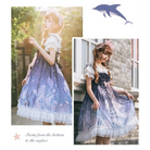 Midnight Blue Enchanted Ocean Lolita Dress for Little Princesses - lolita dress