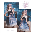 Midnight Blue Enchanted Ocean Lolita Dress for Little Princesses - Cosparty