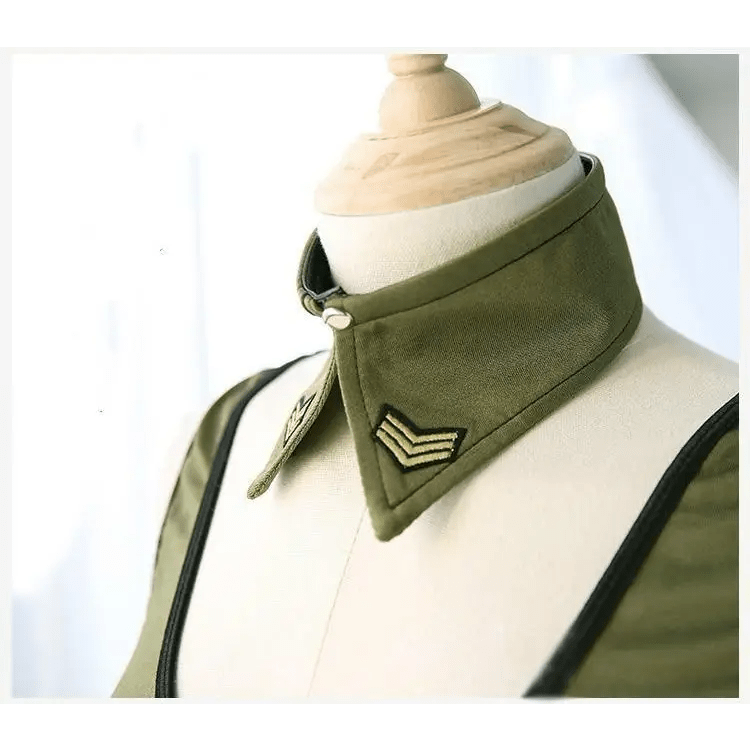 Military - Inspired Playful Lingerie Bodysuit Set - Cosparty