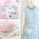 Milky Pastel Fluffy Lolita Purses for Kawaii Fashion Lovers - Cosparty