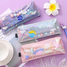 Milky Pastel Outer Space Pencil Cases for Galaxy Cosmetics - Cosparty