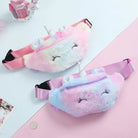 Milky Pastel Plush Unicorn Fanny Packs for Kawaii and Lolita Fashion - Cosparty
