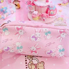 Milky Pastel Strawberry Bunny Rabbit Cosmetic Bag in Stock - Cosparty