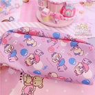 Milky Pastel Strawberry Bunny Rabbit Cosmetic Bag in Stock - Cosparty