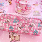Milky Pastel Strawberry Bunny Rabbit Cosmetic Bag in Stock - Cosparty