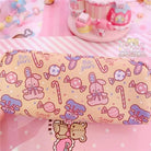 Milky Pastel Strawberry Bunny Rabbit Cosmetic Bag in Stock - Cosparty