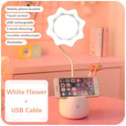 Milky Pastel Tulip Desk Lamp for Kawaii Bedrooms - phone case