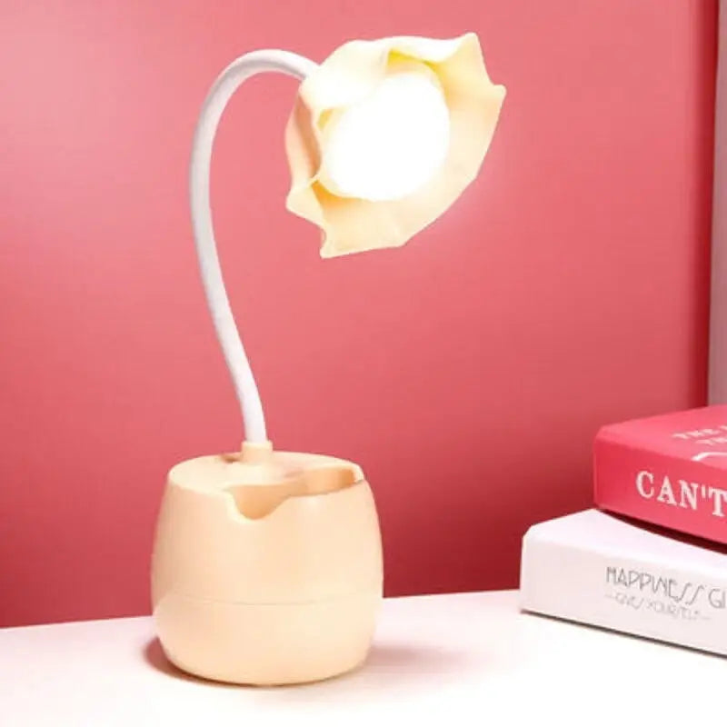 Milky Pastel Tulip Desk Lamp for Kawaii Bedrooms - phone case