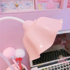 Milky Pastel Tulip Desk Lamp for Kawaii Bedrooms - Cosparty