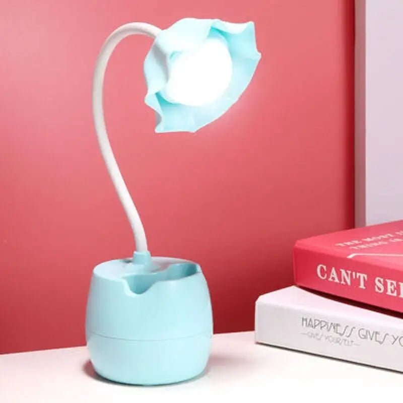 Milky Pastel Tulip Desk Lamp for Kawaii Bedrooms - Cosparty