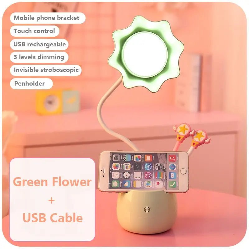 Milky Pastel Tulip Desk Lamp for Kawaii Bedrooms - Cosparty