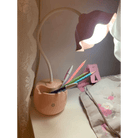 Milky Pastel Tulip Desk Lamp for Kawaii Bedrooms - Cosparty