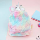 Milky Pastel Unicorn Backpack in Luxurious Vegan Fur New Condition - Cosparty